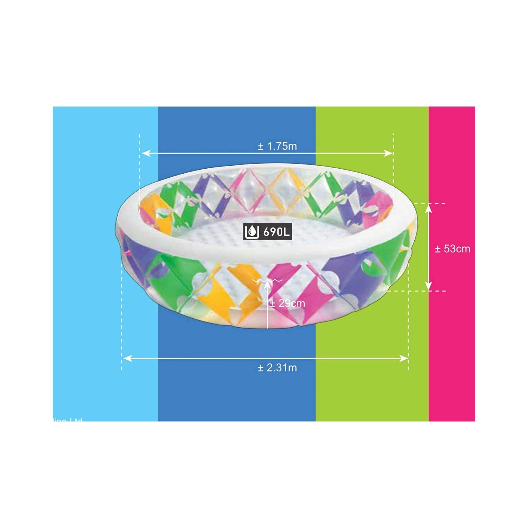 Swim Center Pin Wheel Pool 56494 - 229x56cm
