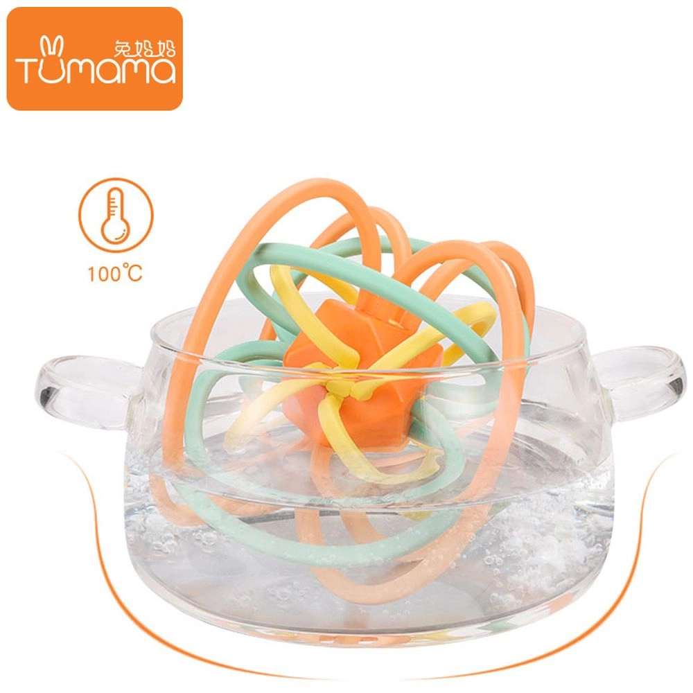 Baby Sensory Rattle Teether Ball - Suitable for 3 months & above