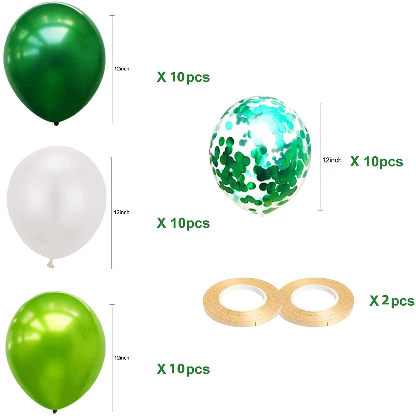 Safari Theme Party Balloons - 40pcs All