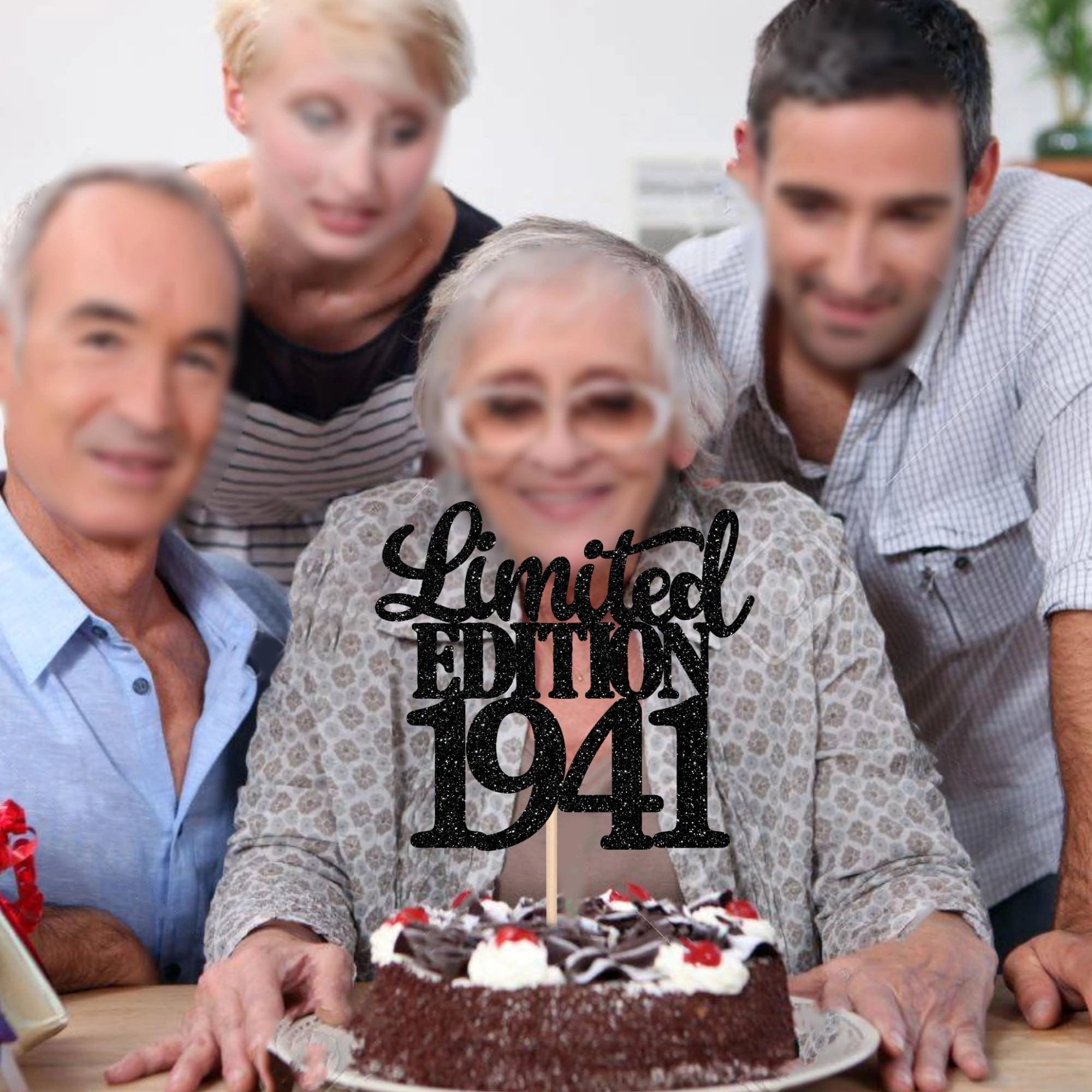 Happy 85th Birthday Cake Topper - 1 Pack