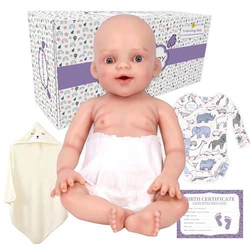 Reborn Baby Doll - 43 cm Silicone Boy