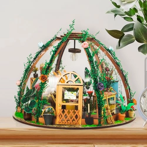 Miniature Dollhouse Kit - Flower House