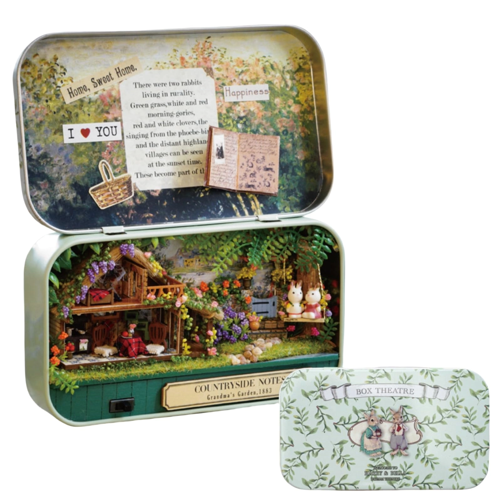 ALLENPRO Miniature Dollhouse Furniture Kit - Countryside Notes 1:24