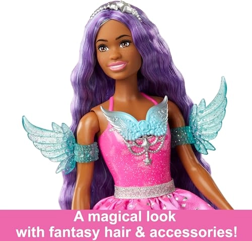 Brooklyn Roberts Doll - 7-inch-long purple hair 2 fantasy pets Ages 3+