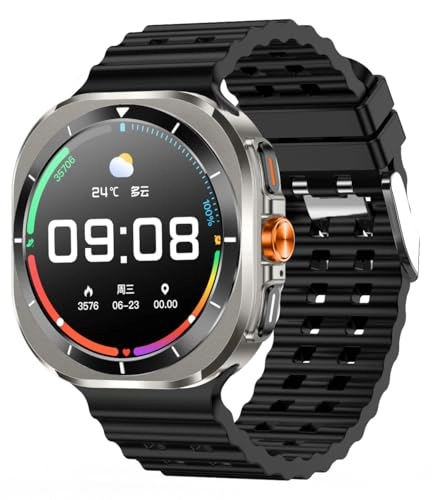 RQ8 - Health Monitoring Digital Display Black Ceramic Band