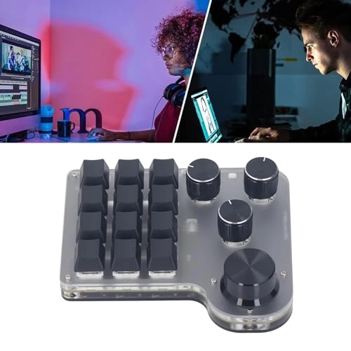 USB Mini Macro Mechanical Gaming Keyboard - Wired/Wireless