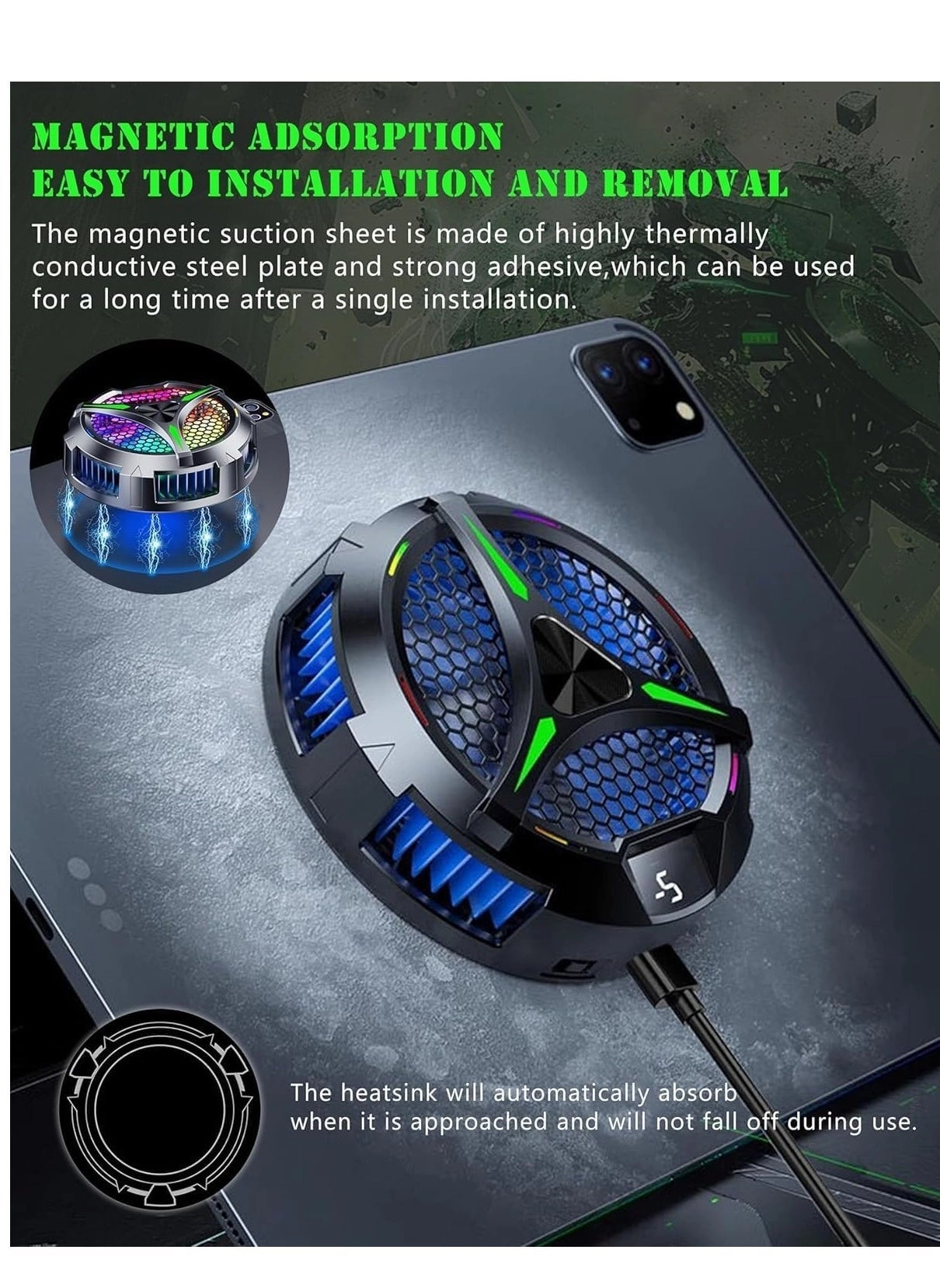 Kirin Dragon Magnetic Tablet Cooler