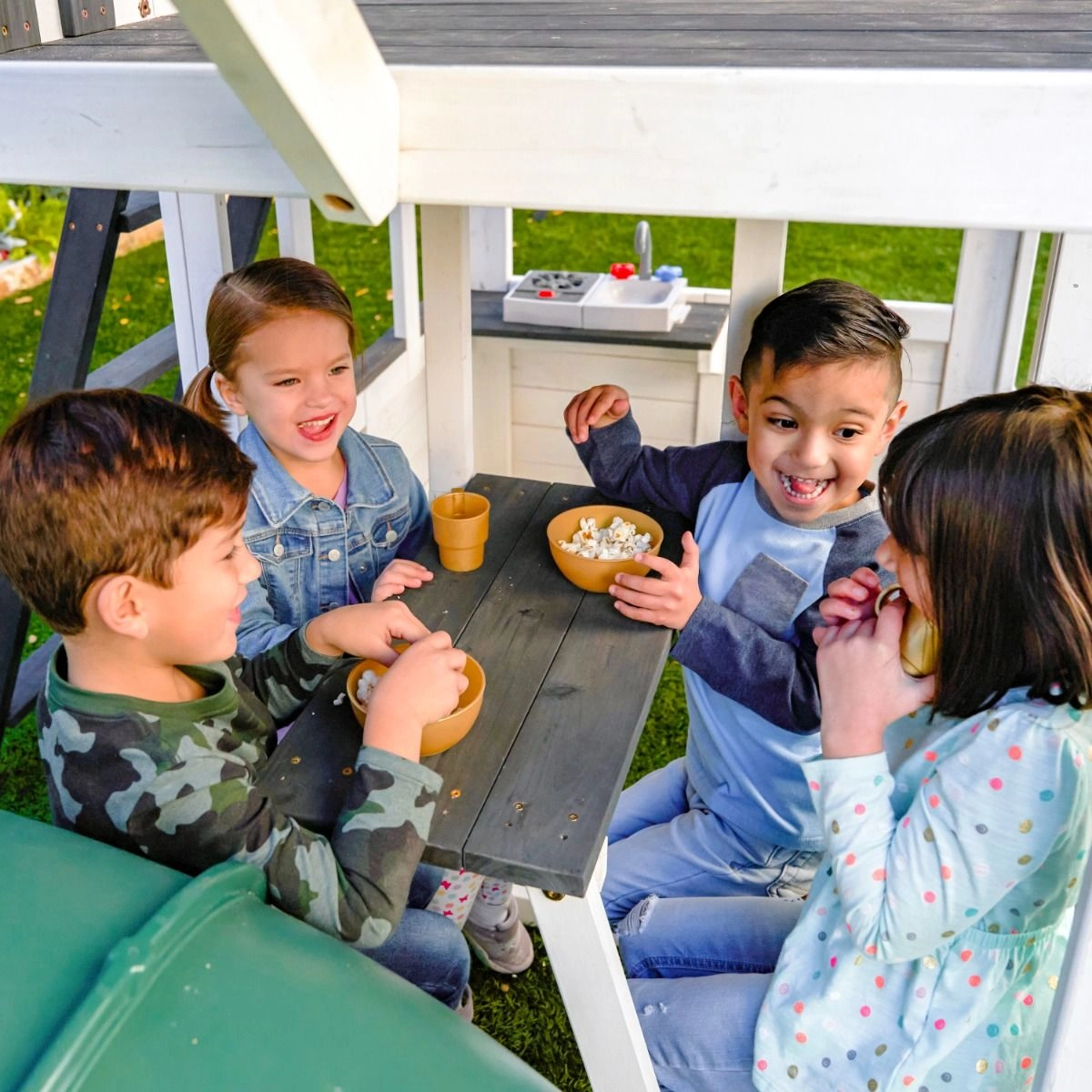 Wrangler Way Swing Set - Ages 3-10 White