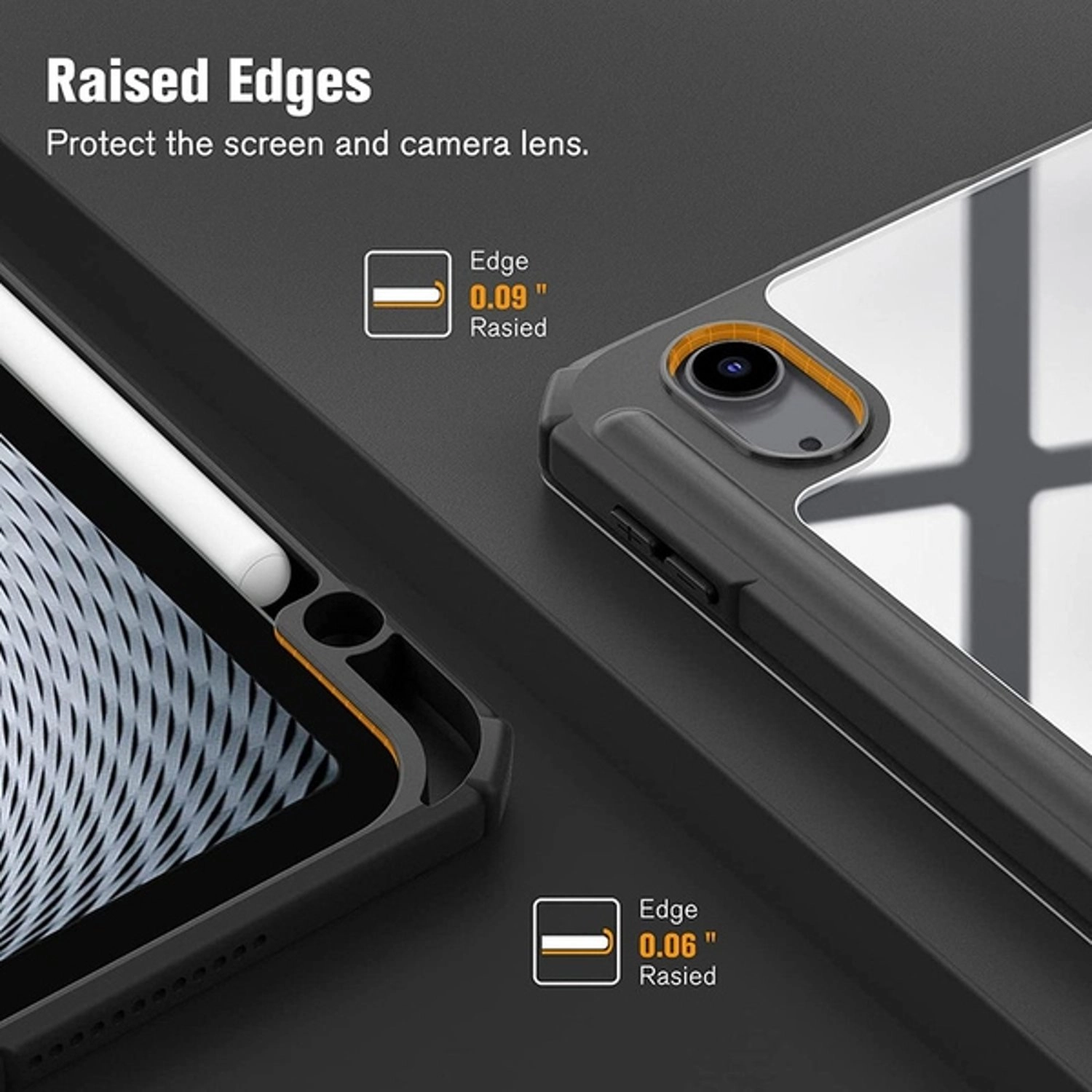 Magnetic Case with Screen Protector for iPad 10.9-inch