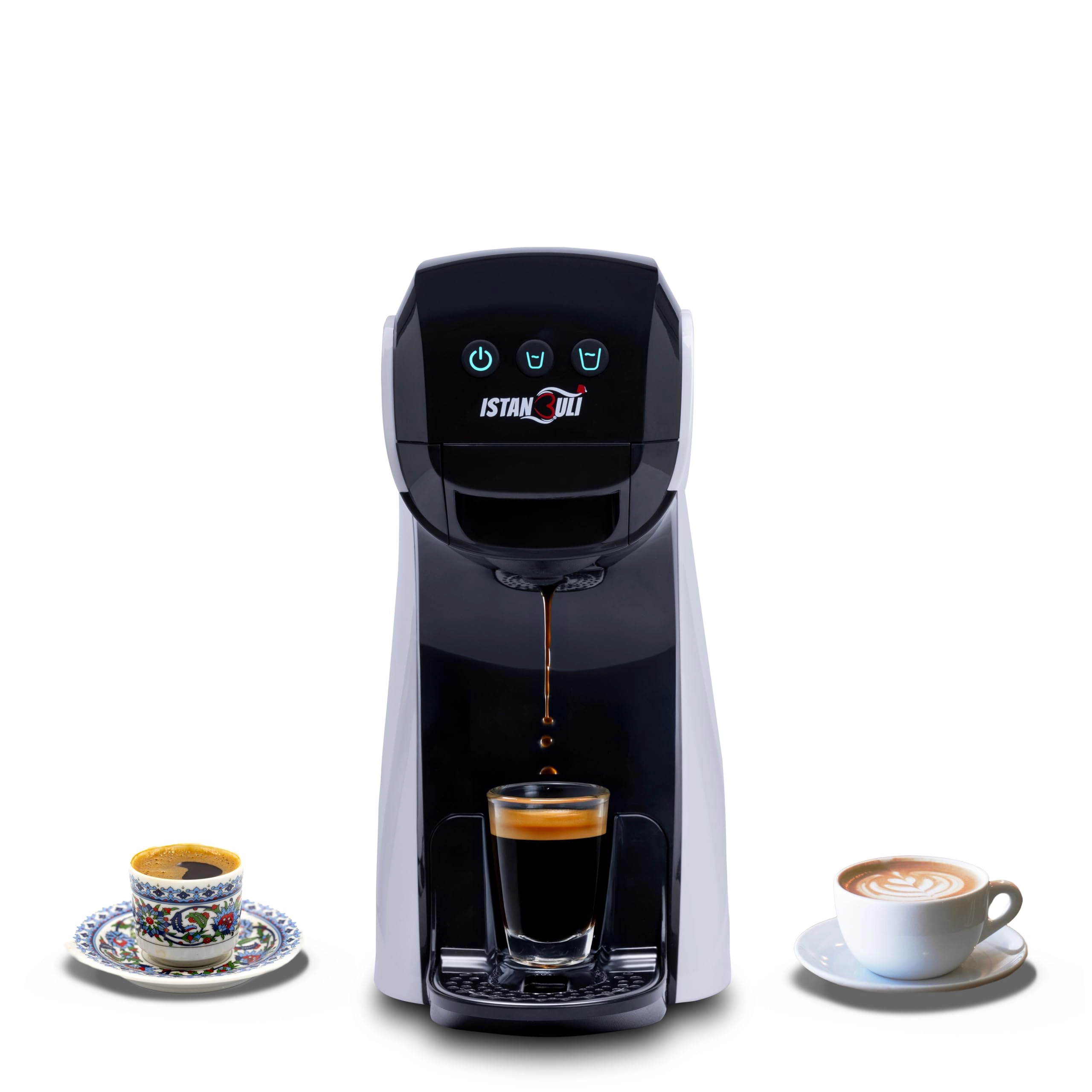 STANBUL 3-in-1 pod - 3 interchangeable bases compatible with nespresso dolce gusto turkish İ110