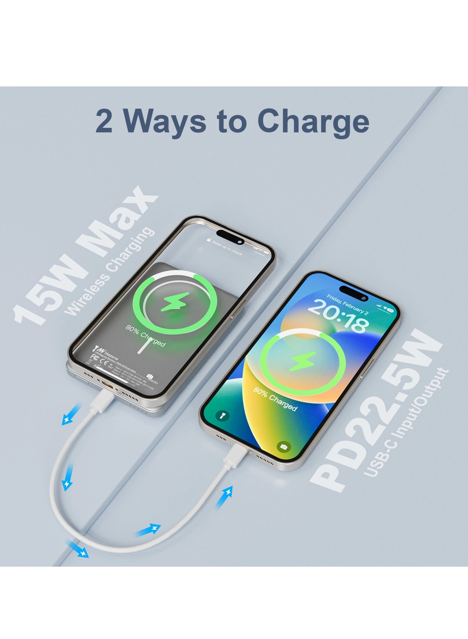 Magnetic Powerbank - 5000 Watt-hour 22.5 Watt