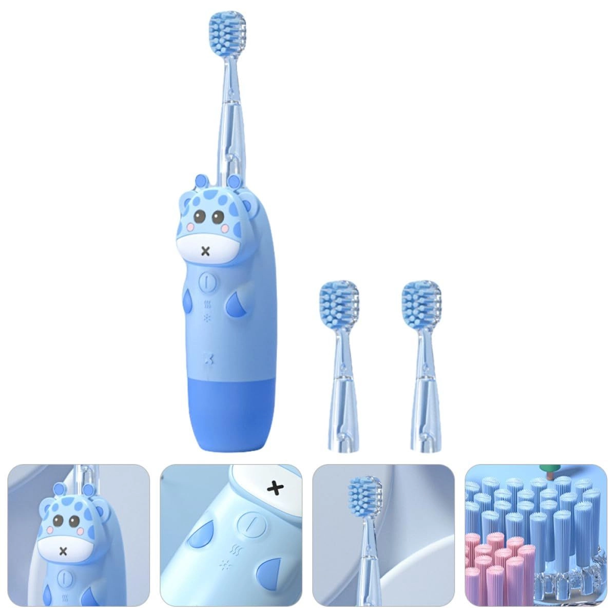 EXMSY3909BZ649C700FA - USB Rechargeable 2 Blue Heads