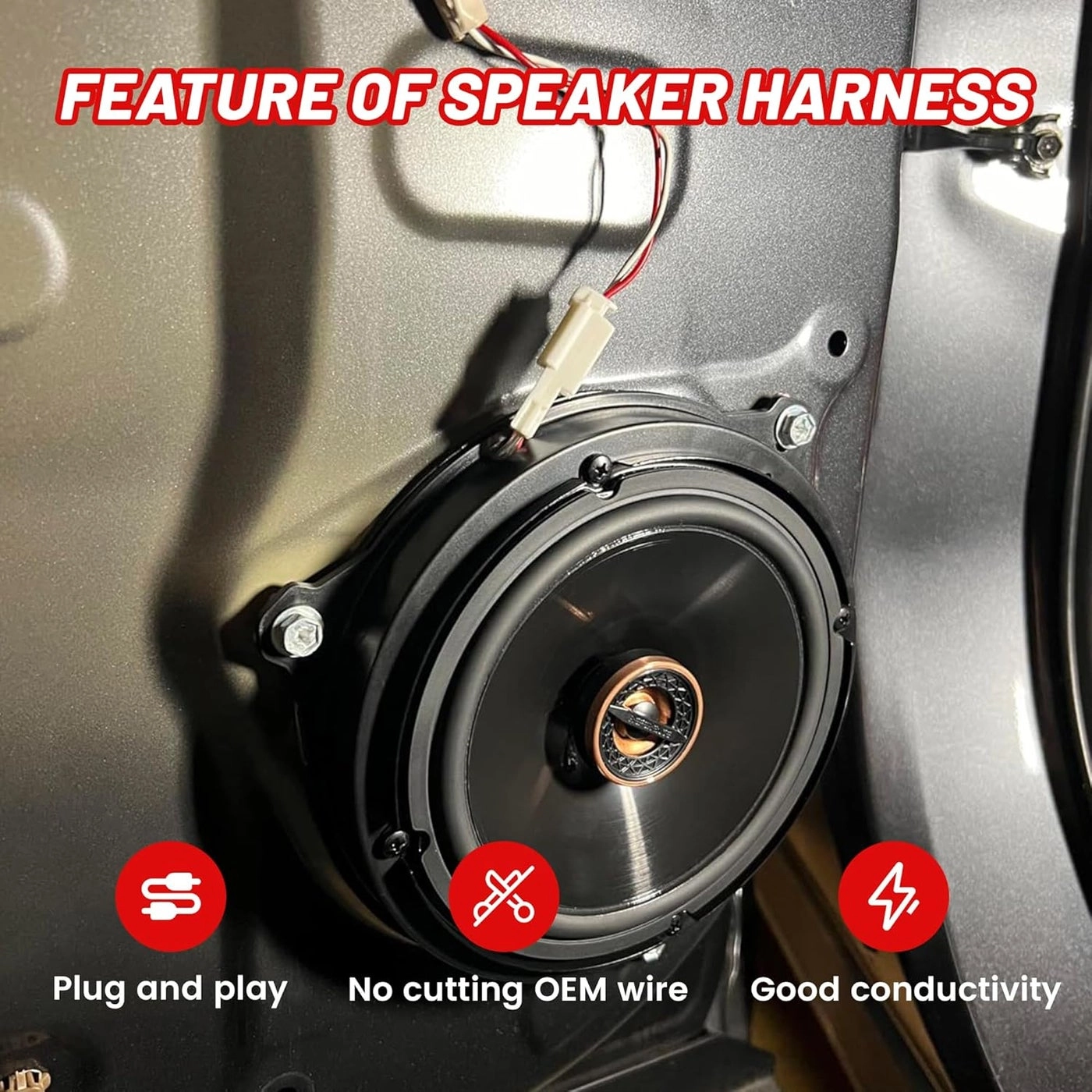 Car Door Speaker Wiring Harness Adapter Connector Plug