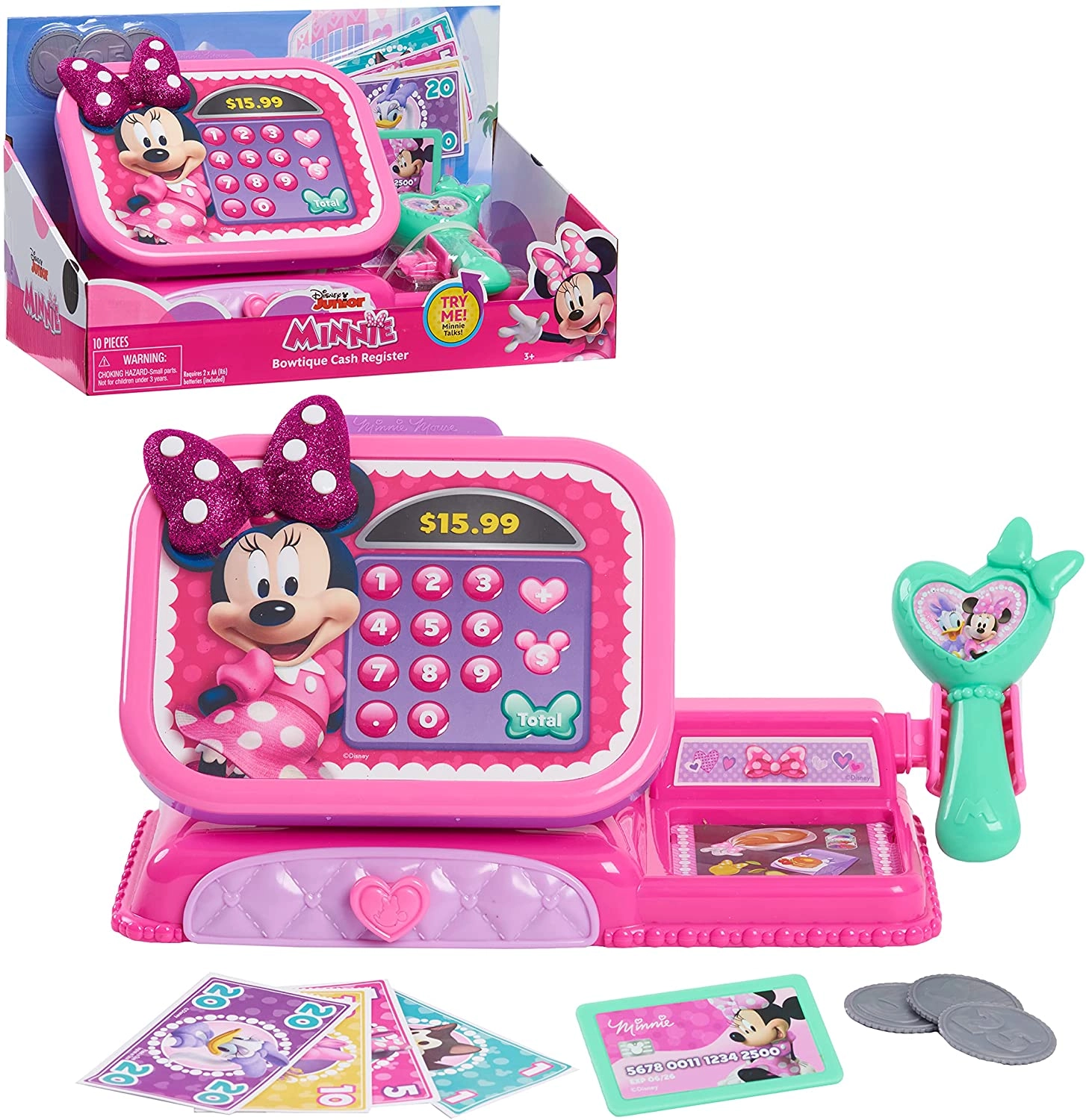 COLOR LAND CHILDRENS TOYS CENTER LLC Bowtique Cash Register - 3+