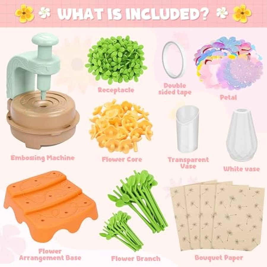 Fabric Flower Bouquet - 4+ years