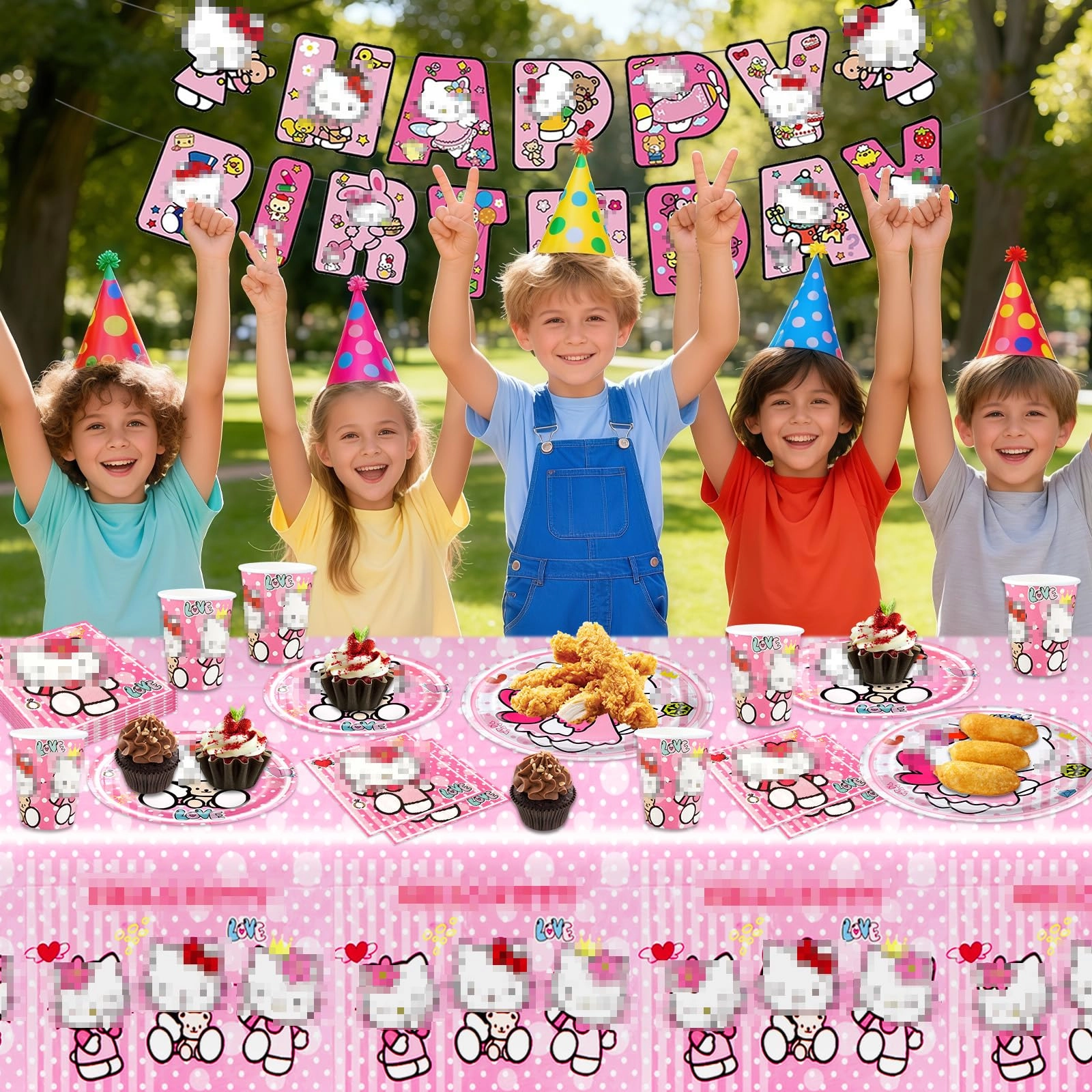 Party Tableware Set - 52PC Birthday
