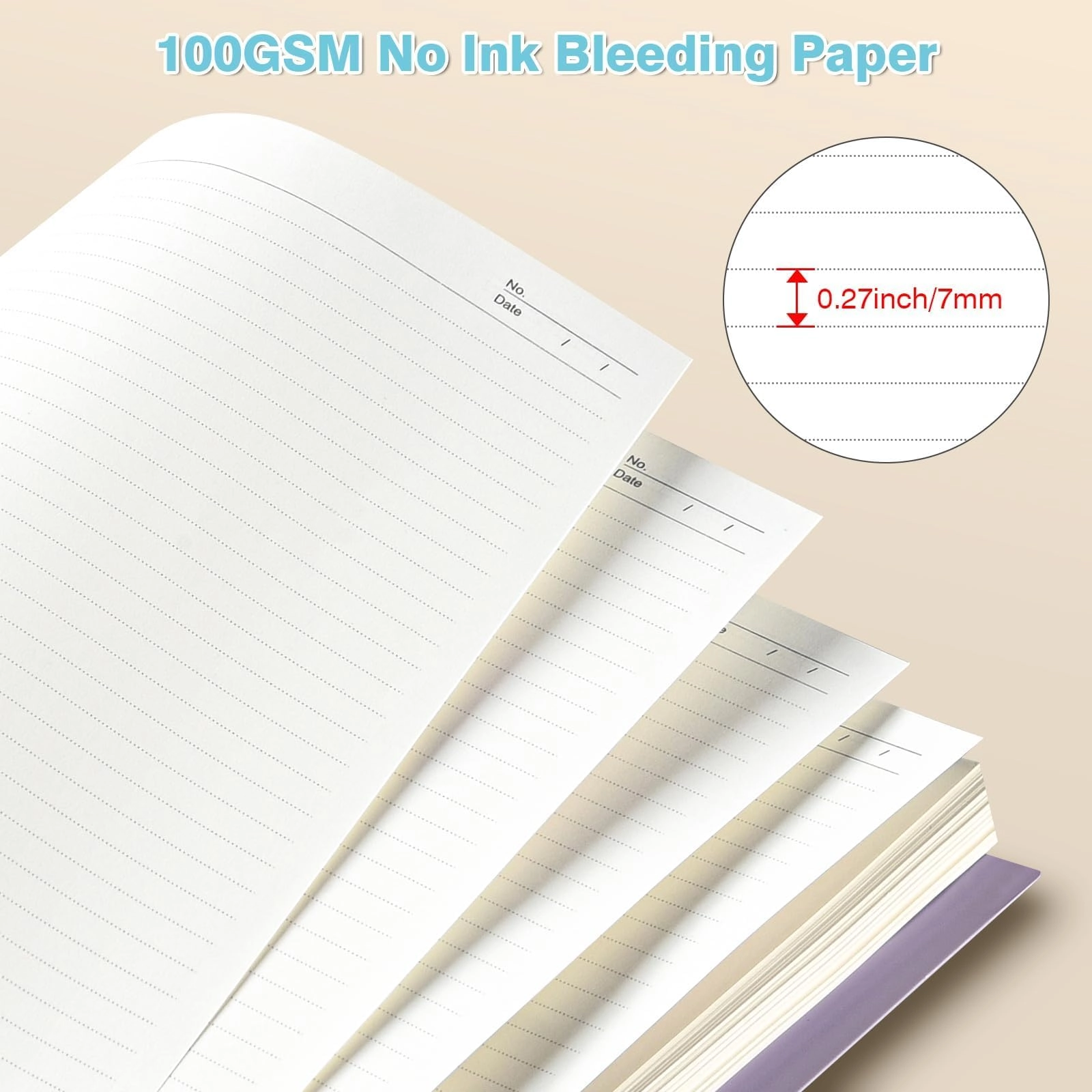 5 Subject Notebook A5 Spiral - Lined 150 Sheets