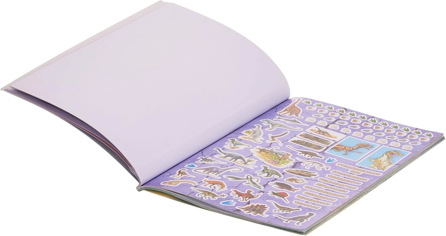 Dinosaur Sticker Book Reusable 1000 pcs
