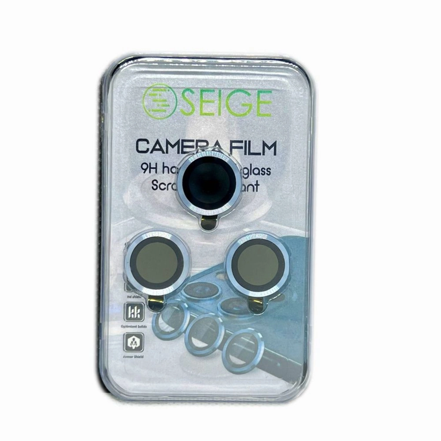 Seige Clear Tempered Glass Camera Lens Protector for iPhone 13 Pro (3-Pack)