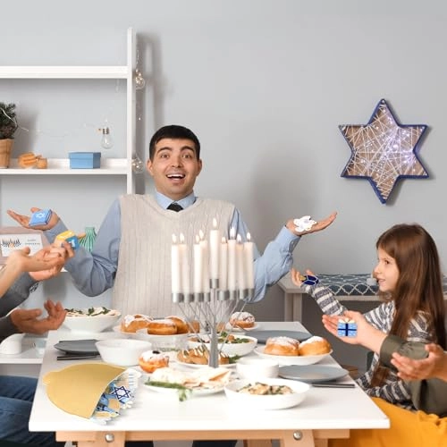 Hanukkah Scavenger Hunt Game - English Kid 15 pcs