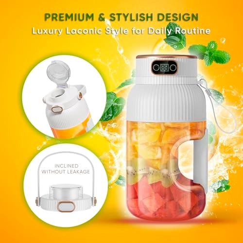 Portable Blender - 1.5L USB Rechargeable