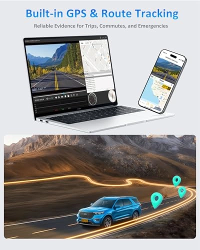 3 Channel Dash Cam - 4K+720P+720P 30 FPS
