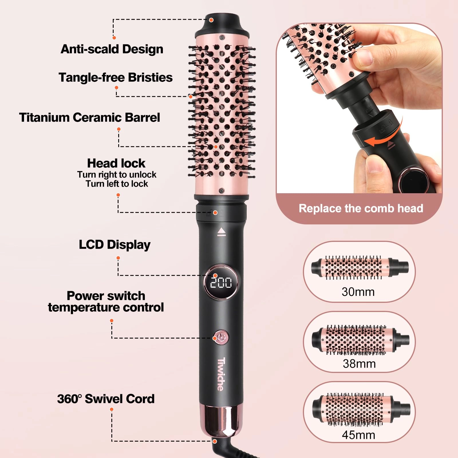 Thermal Brush Set - 30/38/45mm