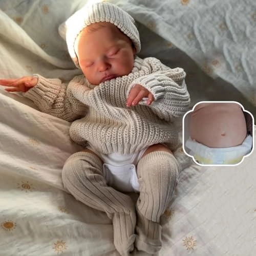 Reborn Baby Doll - 20 Inch Silicone Full Body Ages 3+