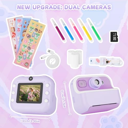 Kids Camera - Dual Camera Instant Print 32GB