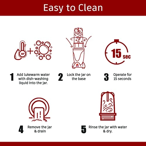 Nutri-blend BOLT - 500ml 300ml 600 watts