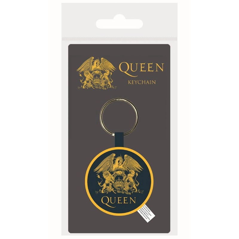 Queen Crest Woven Keychain