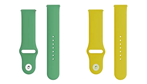 2 Pack 20mm Silicone Watch Band for Sekonda Motion