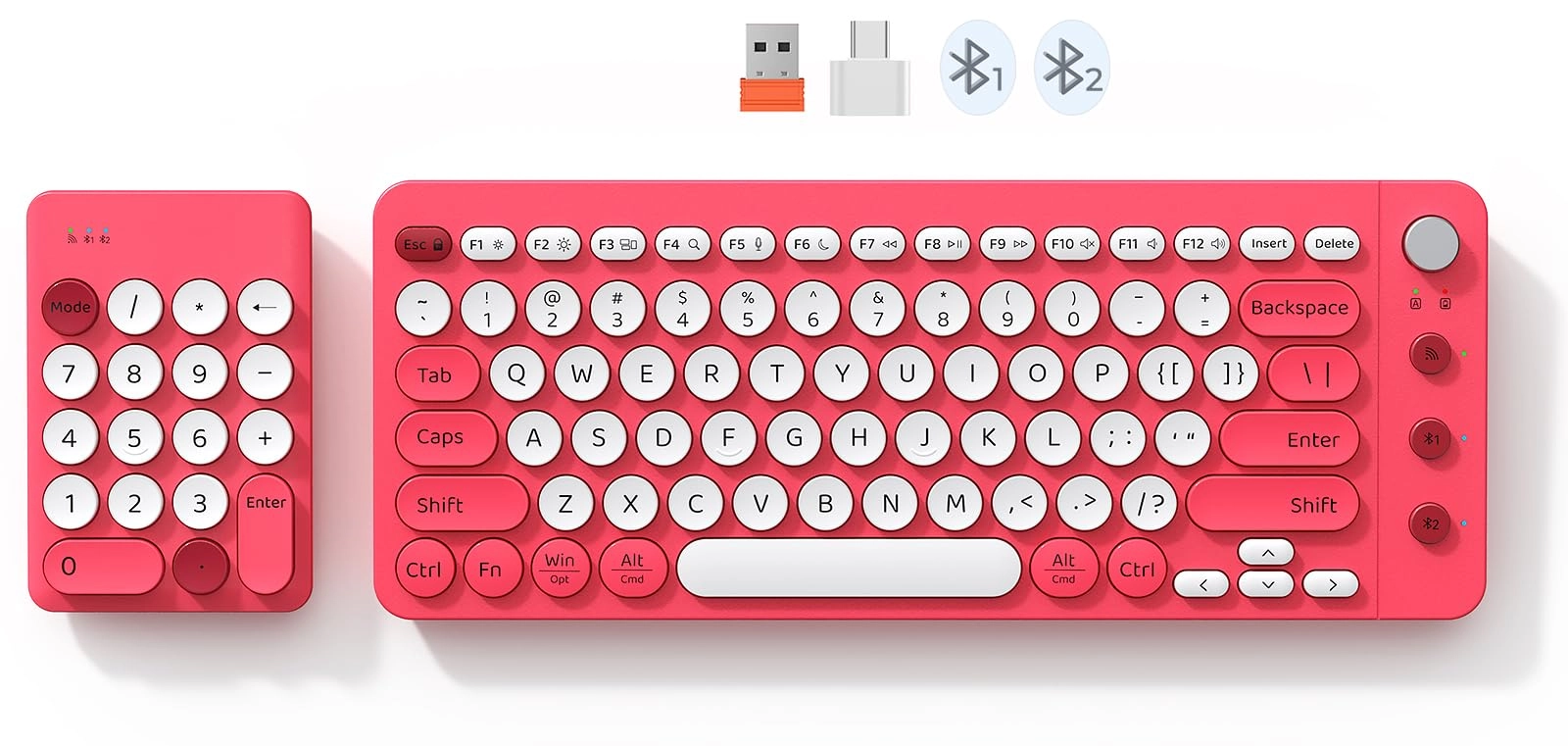 Shepu Store Spilt Ergonomic Keyboard - Wired/Wireless