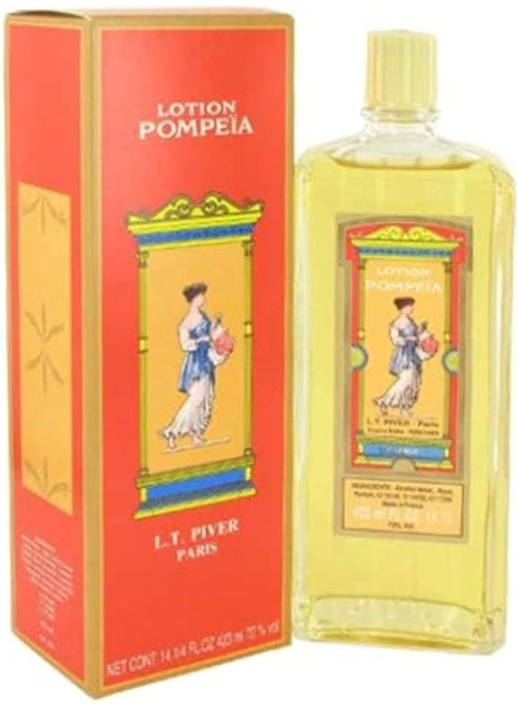 L.T Piver Paris Pompeia Eau de Cologne - 423ml