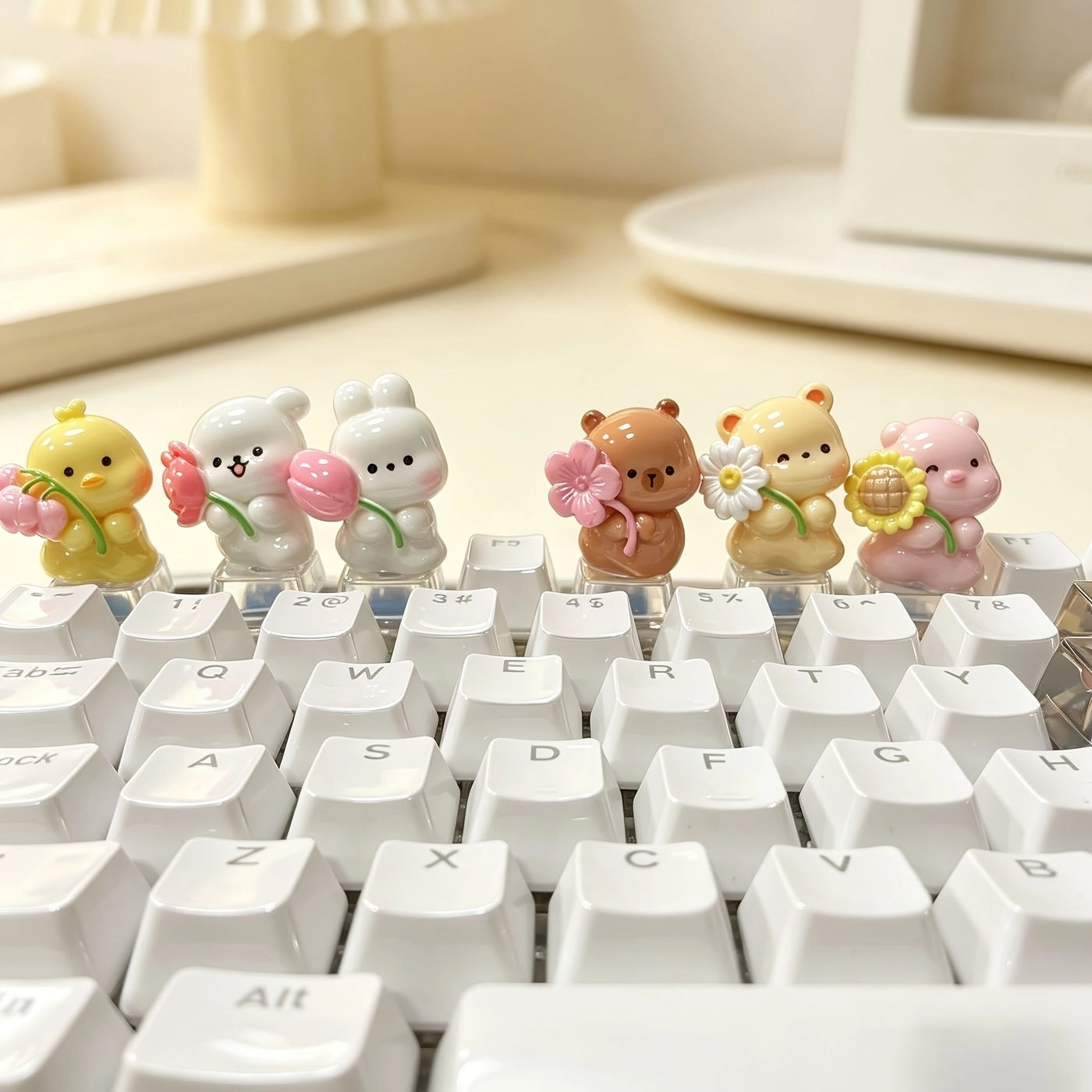 Generic Sunflower Pig Keycap