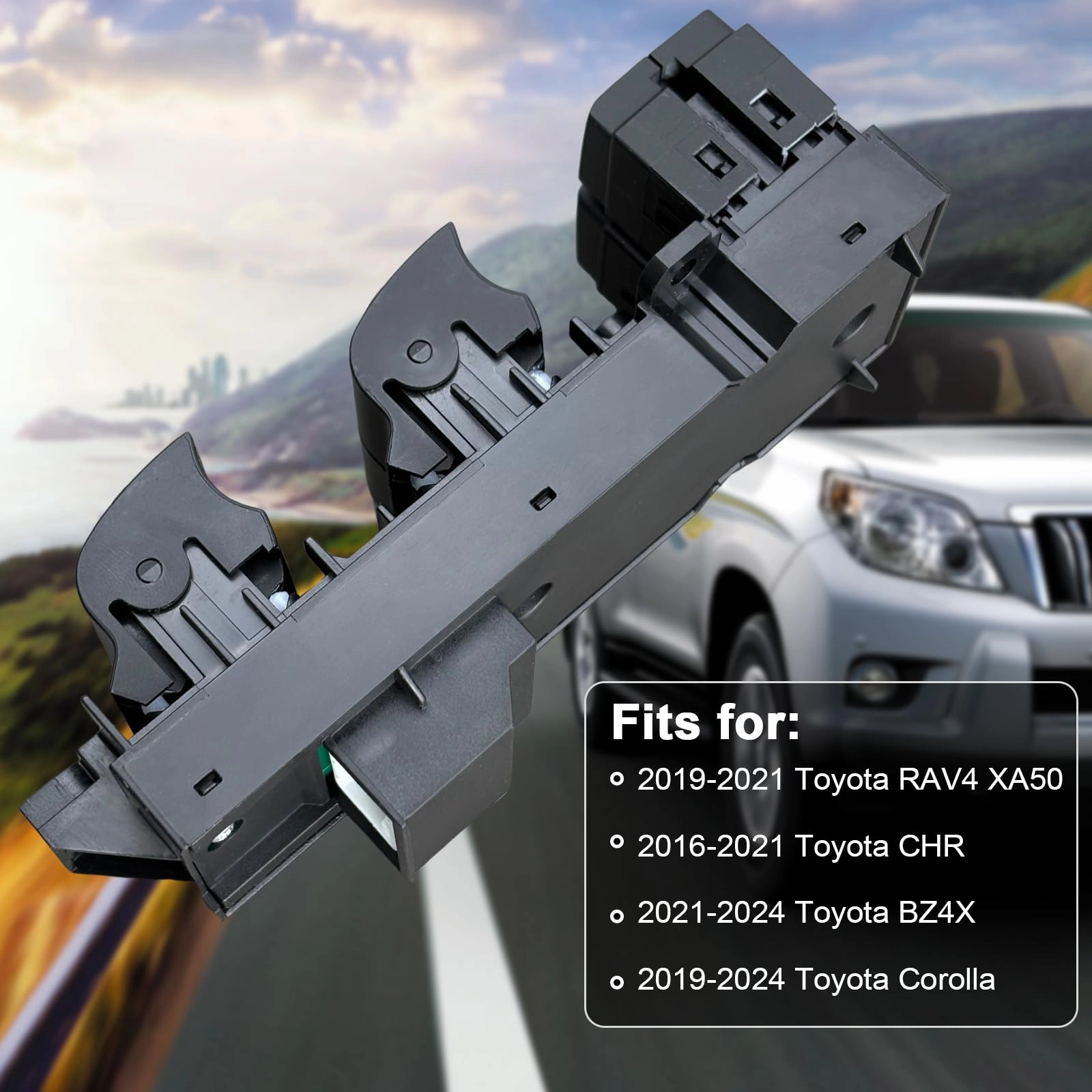 Power Window Switch Assembly - Driver Side Master Control with Installation Tool