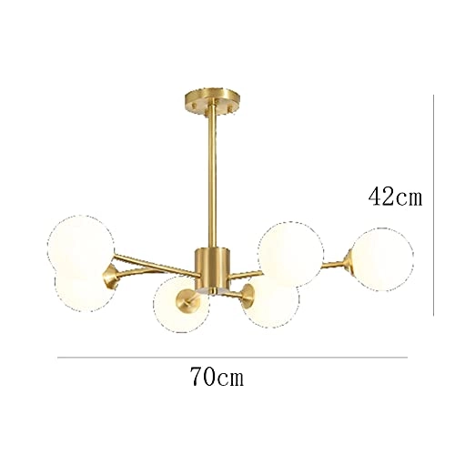 Molecular Chandelier - G9 Copper and glass 90*27*30cm
