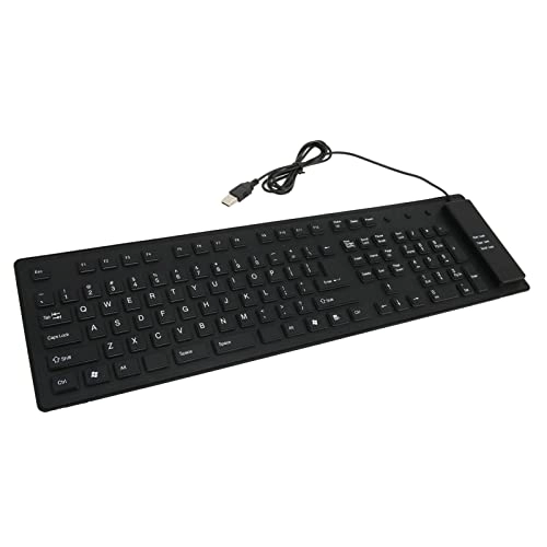 Foldable Silicone Keyboard - Wired