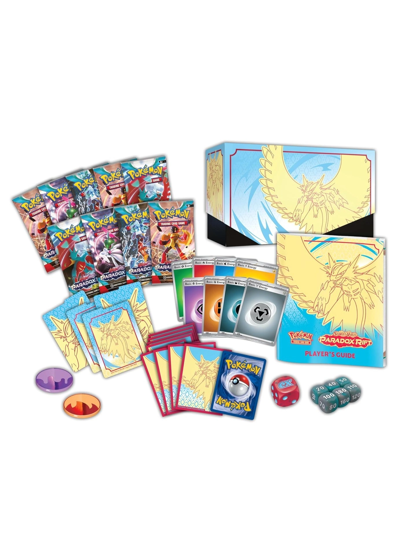 Scarlet and Violet: Paradox RIFT: Elite Trainer Box - Roaring Moon