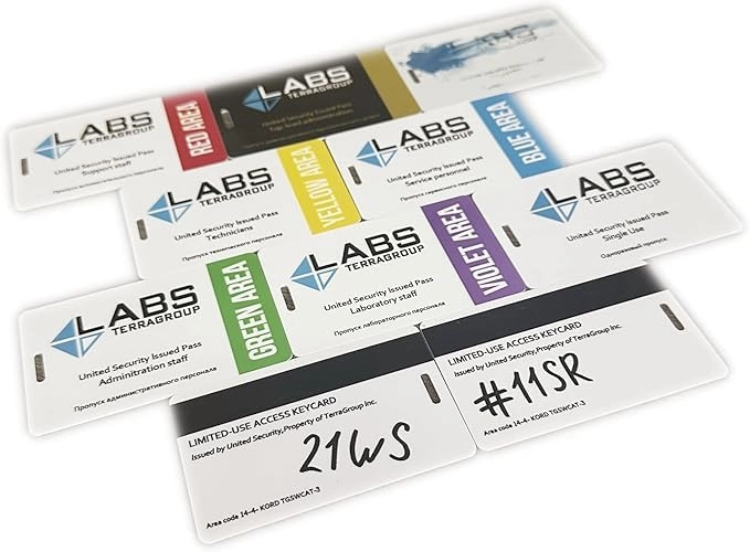 FLOORSOUTH Escape from Tarkov Key Card - Red TerraGroup 10 cards