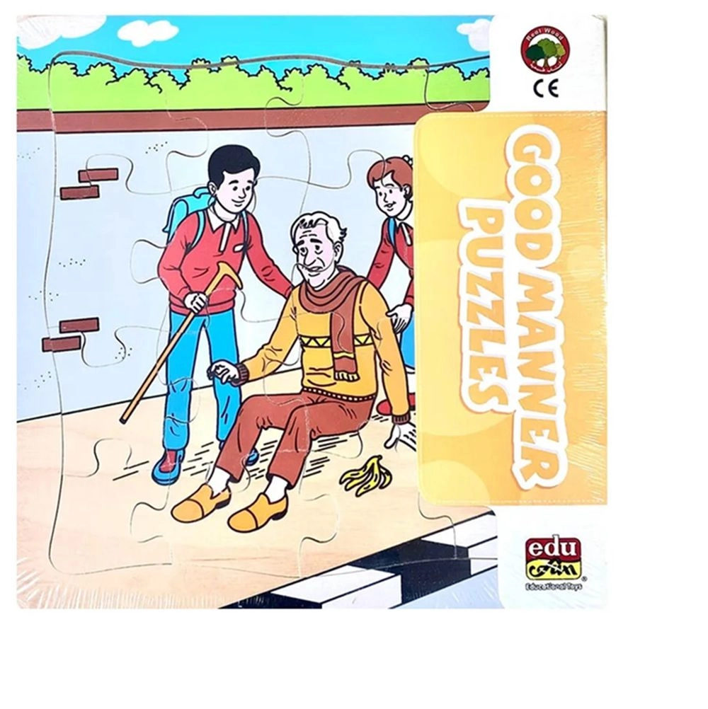 Edu Fun Good Manner - Helping The Old - 16 Pcs