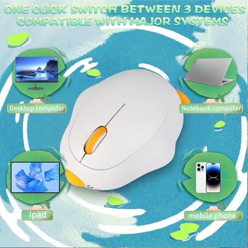 Cute Penguin Bluetooth Wireless Mouse - USB