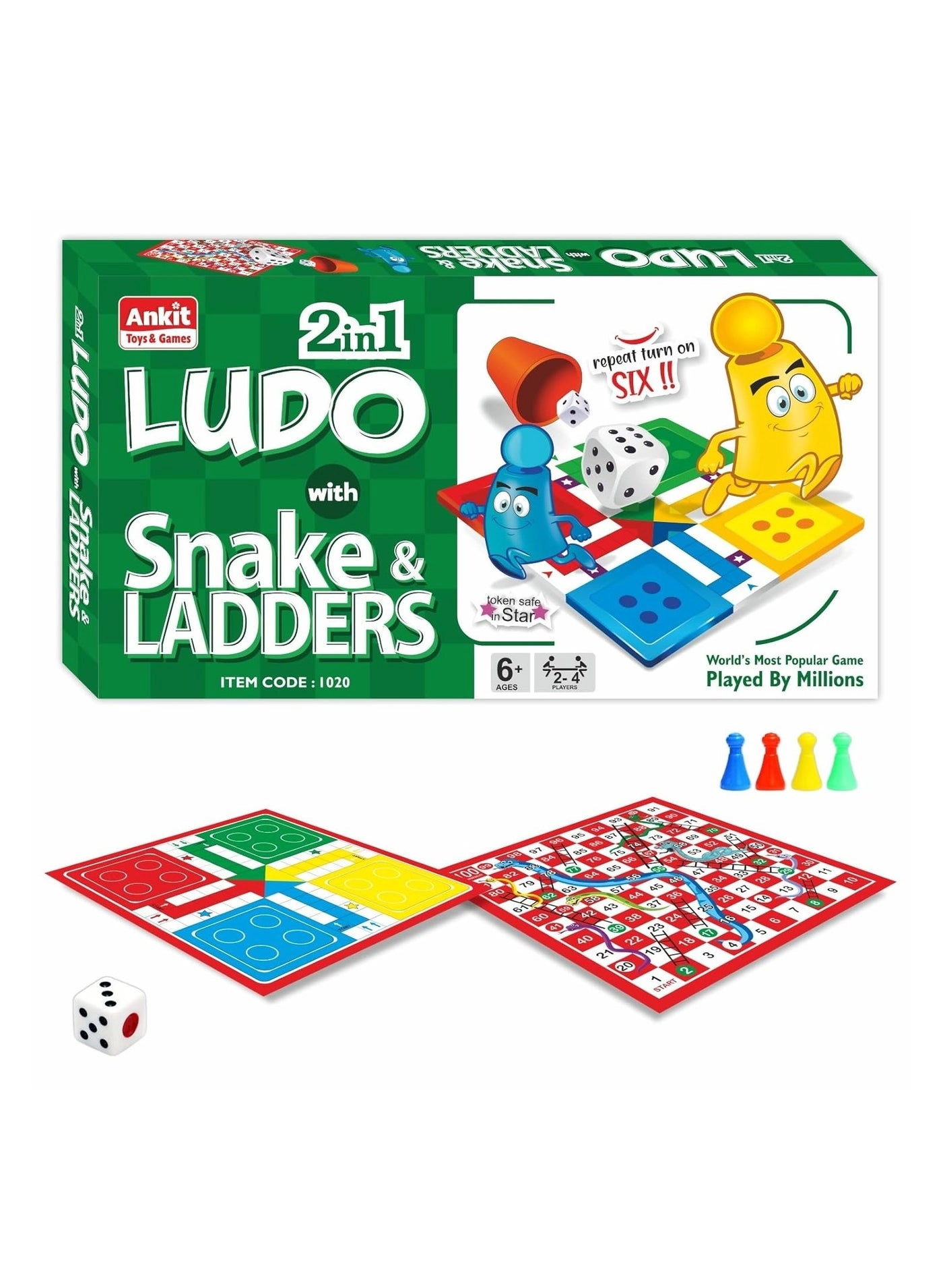 Ludo Pro - Double-sided Snakes and Ladders