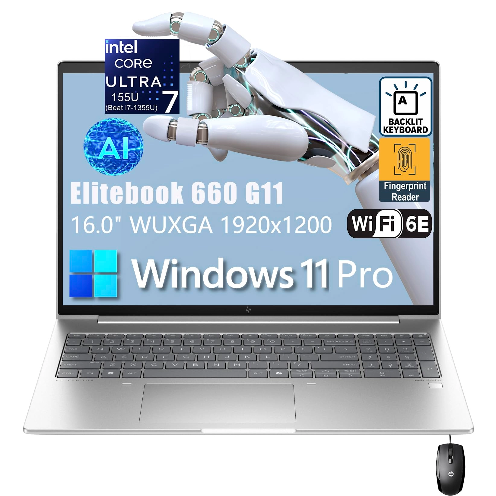 HP Elitebook 660 G11 - 16'' Ultra 7 155U 64GB DDR5 1TB SSD