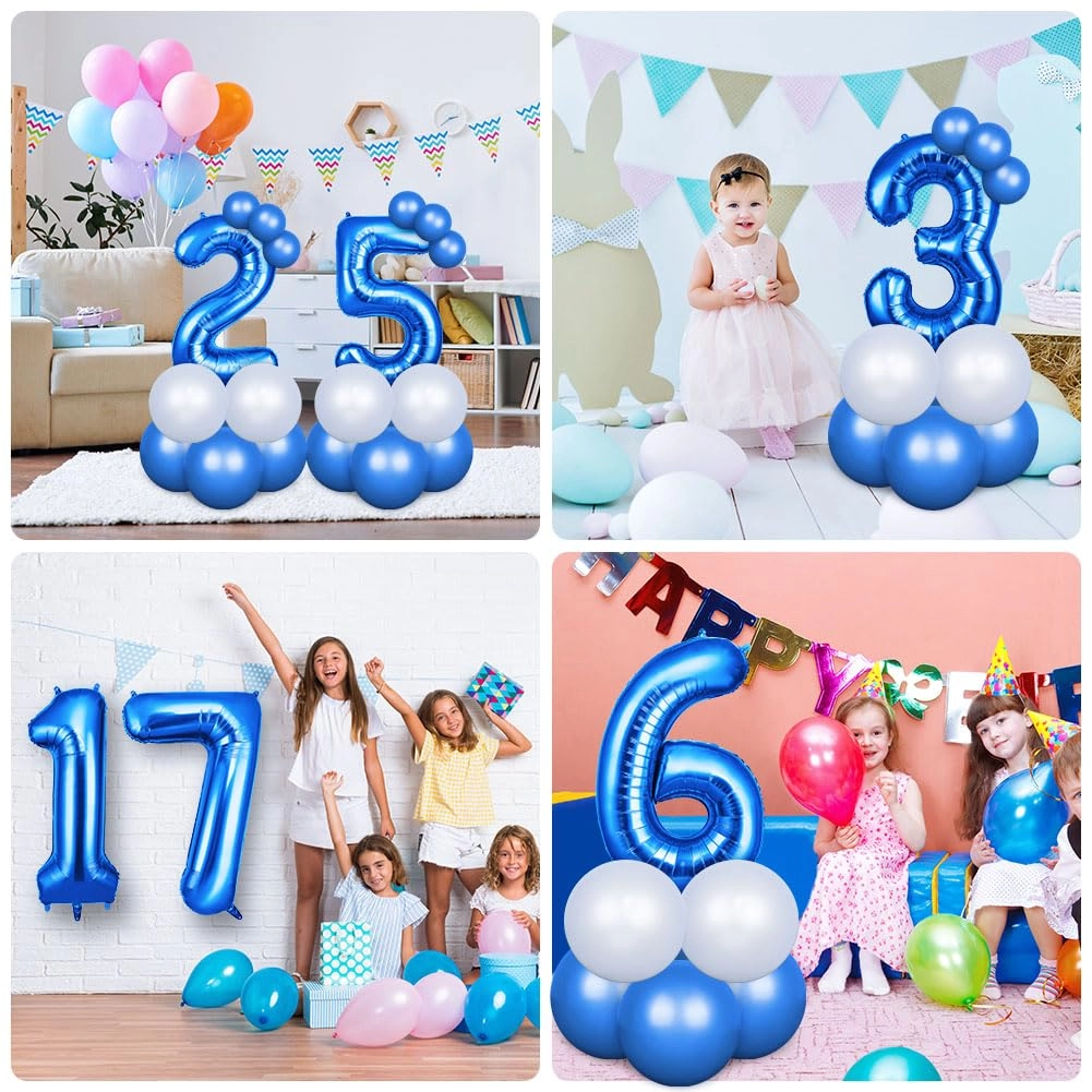 Number 65 Balloons - 2 Birthday