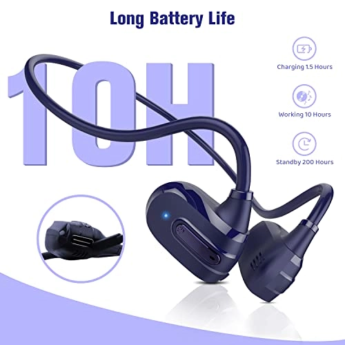 Open EarHeadphones - 13g 10H Playtime Bluetooth 5.4