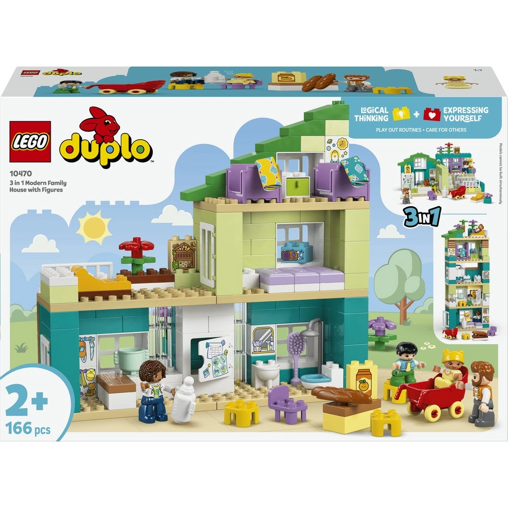 DUPLO Town 3 in 1 Modern Family House (10470) - with Figures