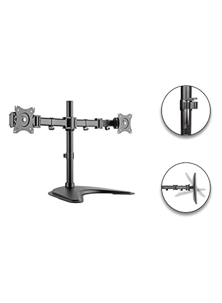 Dual Monitor Mount - 2 Monitors 32 inches 75mm or 100mm
