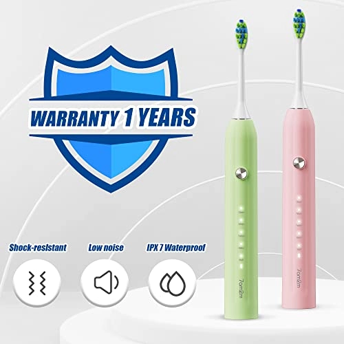 AM105D - Sonic Electric Toothbrush Black & Pink