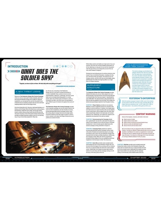 Star Trek Adventures: The Federation-Klingon War Tactical Campaign - RPG Book
